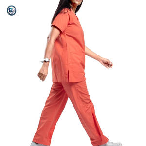 Tenues professionnelles d'hôpital pour le personnel infirmier, en matière respirante et douce, ensembles uniformes de travail. - Product Image 4