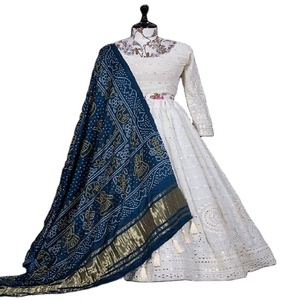 Phulkari Dupatta สำหรับผู้หญิง,สไตล์หนักมีเอกลักษณ์ทำด้วยมือเธรดทั้งหมดทำงาน Dupatta - Product Image 1