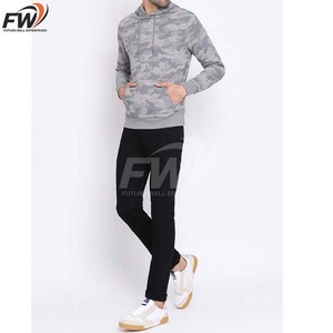 เสื้อฮู้ดดี้ผ้าเทอร์รี่แบบเรียบ หนานุ่ม สกรีนโลโก้ได้ตามต้องการ สำหรับผู้ชาย - Product Image 5