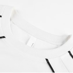 เสื้อฮู้ดดี้ลายทางสไตล์เรโทรใหม่ประจำฤดูใบไม้ผลิและฤดูใบไม้ร่วงปี 2026 สำหรับวัยรุ่น ทรงหลวม น้ำหนักมาก สวมใส่สบาย - Product Image 5