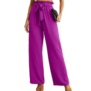 Pantalones de Verano Cómodos para Mujer, con Tacto Suave, para Looks Modernos y a la Moda - Product Image 1