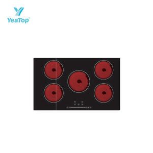 Table <span class=keywords><strong>de</strong></span> <span class=keywords><strong>cuisson</strong></span> à induction multi-brûleurs encastrable en céramique pour usage commercial et domestique avec fonction <span class=keywords><strong>de</strong></span> chauffage par ondes lumineuses et <span class=keywords><strong>de</strong></span> réservation <span class=keywords><strong>de</strong></span> temps - Product Image 3