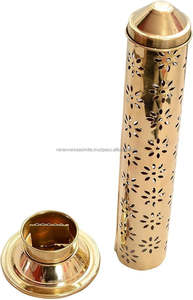 Quemador de Incienso Portátil de Latón, Popular para Varillas de Incienso, Primavera, Verano, Otoño, Decoración Aromática para el Hogar, Estilo Indio - Product Image 2