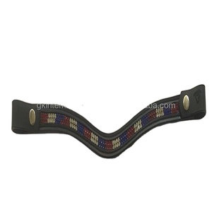 Banda decorativa de cristal para cejas, banda de cuero de caballo alto, gran gama de Mega diamantes de imitación hechos a mano - Product Image 1
