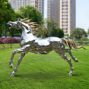 Premium Aluminium Casting <b>Running</b> Horse Figurine with Durable Showpiece for Living Room Hotel Lobby & Corporate Gift Collection - Product Image 5
