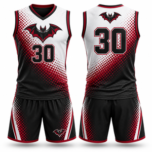 Ensemble Maillot et Short de Basketball Personnalisé – Entretien Facile, Taille Élastique, Panneaux Latéraux – Idéal Entraînement, École, Matchs – Exportateur - Product Image 3