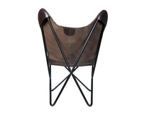 Chaise en cuir légère de qualité supérieure Navyani Arts avec pieds en métal et design moderne, meubles de salon, chaise de salon