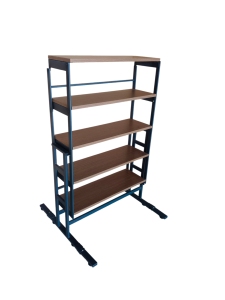 Modern Wood Metal Folding <b>Table</b> Shelf Waterproof Lumetal Brand 1 Year Warranty Made Vietnam Commercial Use Model S8304 - Product Image 5