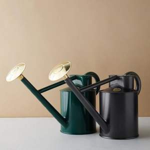 Arrosoir de jardin en métal robuste, résistant aux fuites, avec bec long, pour plantes de jardin, fleurs, herbes et semis - Product Image 5