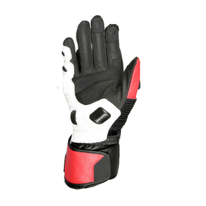 Guantes de Motociclismo Rojos, Negros y Blancos, con Pantalla Táctil, para Invierno, de Poliéster y Nailon, Unisex, de Protección - Product Image 2