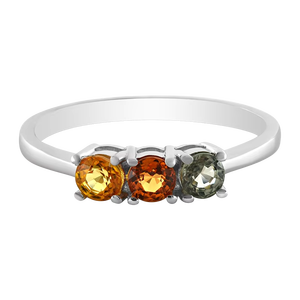 Anillo de Zafiros Múltiples en Plata de Ley 92.5 KLSR-11511 - Product Image 1