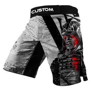 Pantalones cortos personalizados al por mayor para hombres con aberturas sublimación impresa No Gi Bjj Fight MMA Grappling - Product Image 6