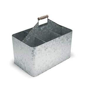 Juego Doble de Porta Cubiertos de Metal Negro de Alta Calidad y Resistentes a la Intemperie, Diseño Redondo con Mango de Madera Natural, en Oferta - Product Image 5