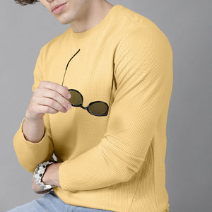 Camiseta Informal Transpirable y Cómoda para Uso Diario, Textura de Waffle de Alta Calidad, Tela Ligera y Suave, Camiseta Informal Elegante - Product Image 1