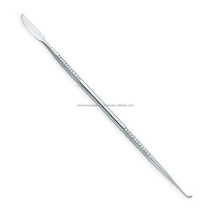 Pousse-cuticules et nettoyeur d'ongles professionnel réutilisable en acier inoxydable à double extrémité, outil de salon pour les soins de manucure - Product Image 2