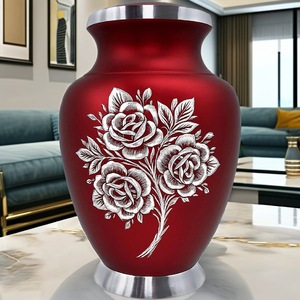 Professional Exporter of Made in India Funeral Aluminum Adult Cremation Urns for Keeping Human Ashes Available in Bulk Quantity - Product Image 4