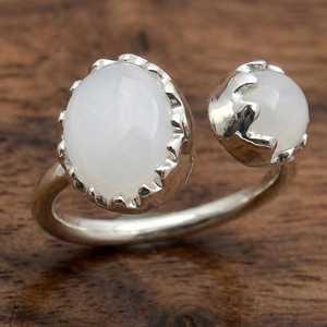 Orange Zircon Bypass <b>Ring</b> 925 Sterling Silver Rhodium Plated Handcrafted Gemstone <b>Ring</b> Vintage Gift for Women Elegant Jewelry - Product Image 4