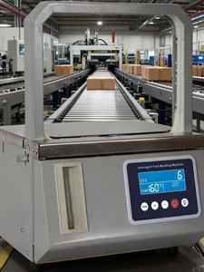 Máy đóng đai cấp công nghiệp điện hoàn toàn tự động với động cơ tốc độ cao 2.3S/chu kỳ đóng gói phim thương hiệu an toàn cao - Product Image 5