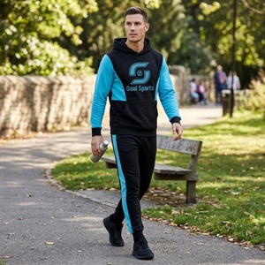 Conjunto Deportivo Unisex de Talla Grande, Ligero y Transpirable, en Bloques de Color, Chaqueta y Pantalones de Poliéster para Eventos y Fiestas - Product Image 4