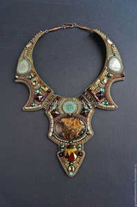 Venta al por mayor tibetano hermoso encanto moda collar joyería Vintage collar, joyería de moda - Product Image 2