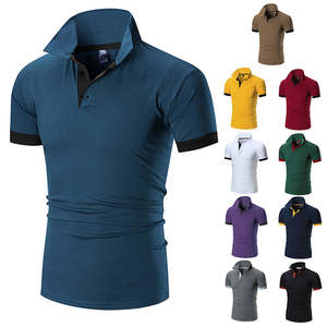 Camisetas Polo Lisas de Golf para Hombre, Nuevas de Verano, Manga Corta, Corte Regular, con Logotipo Personalizado Bordado e Impresión Digital - Product Image 3