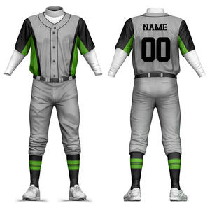 Customizable <b>Baseball</b> Uniform Durable Breathable Polyester Sports Team Apparel - Product Image 6