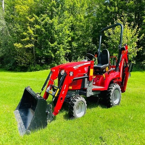 Tracteur à roues Massey Ferguson GC1723EB, sub-compact, 4x4, 45 CV, transmission par engrenages, pompe de rétrocaveuse, moteur, boîte de vitesses, machine agricole polyvalente - Product Image 1