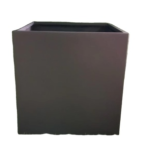 Macetero Cuadrado de FRP Moderno de Alta Calidad, Color Gris, para Interior y Exterior, Maceta de Fibra de Vidrio Resistente, Precio Razonable - Product Image 1