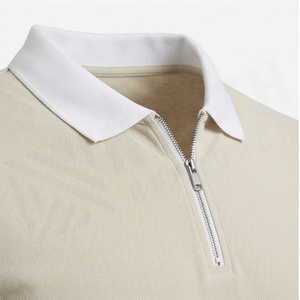 Vente en gros de polos pour hommes sur mesure avec logo imprimé, nouveau design, couleur unie, tissu tricoté, fabriqué au Pakistan - Product Image 4