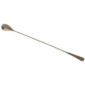 Cuillère à bar en métal décorative, long manche, ustensile de mélange pour cocktails, agitateur de boissons, outil de barman professionnel élégant, accessoires de bar - Product Image 2