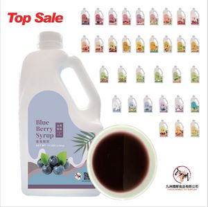 Sirop de Myrtille JIUZHOU de Qualité Supérieure (30% Jus Original) pour Boissons Mixtes et Garnitures de Bubble Tea 2,5 kg OEM - Product Image 1
