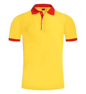 เสื้อโปโลกอล์ฟผู้ชายคุณภาพสูง ผ้าโพลีเอสเตอร์ผสมคอตตอน สกรีนโลโก้ได้ ไซส์ใหญ่ ลายเรียบ ทรงหลวม ขายส่ง - Product Image 5