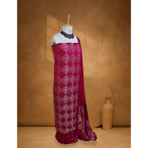 Costume traditionnel en soie Gajji pure de haute qualité avec tissage à la main Banarasi, au meilleur prix de gros - Product Image 1