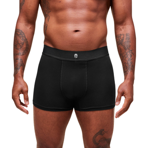 Boxers de compression noirs pour hommes, respirants, extensibles, sous-vêtements de sport athlétiques, anti-humidité, pour la gym et le sport - Product Image 1