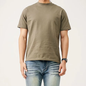 เสื้อยืดผู้ชายไซส์ใหญ่ สีเทาล้วน ผ้าฝ้าย แขนสั้น คอกลม แบบลำลอง ผ้าเจอร์ซีย์ถัก ดีไซน์เรียบ - Product Image 3