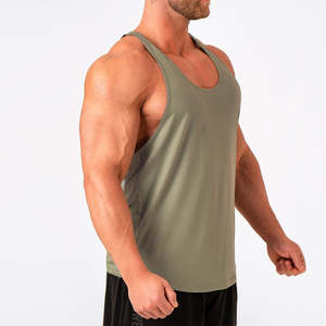 เสื้อกล้ามออกกำลังกายผู้ชาย NESTA SPORTS ผ้าโพลีเอสเตอร์ผสมคอตตอน ถักทออย่างดี ใส่สบาย เหมาะสำหรับฟิตเนส เพาะกาย วิ่ง และออกกำลังกายอื่นๆ - Product Image 4