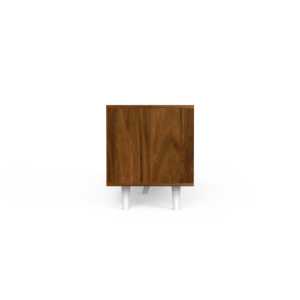 ตู้วางทีวีและตู้เก็บของเมย์โรน โมเดิร์นพร้อมลิ้นชักเก็บของ สีบราวน์เมเปิลและฟรอสตี้ สำหรับทีวีขนาดไม่เกิน 60 นิ้ว - Product Image 2