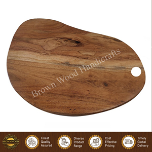 Made in India Excellent Quality Restaurant Hotel <b>Kitchen</b> Use Acacia Wood Chopping Cutting Board at Wholesale Market Price - Product Image 4