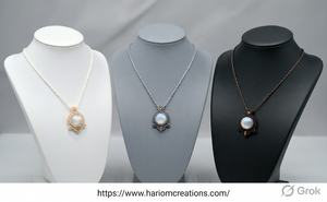 Collier en macramé fait main, perle, pierre précieuse, bohème, réglable, bijoux de guérison - Product Image 2