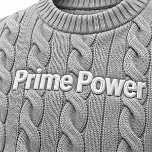Suéter de Cuello Redondo Texturizado para Hombre con Costura Trenzada Vertical, Logotipo Personalizado, Proveedor Mayorista, Ropa al por Mayor para Importadores - Product Image 4
