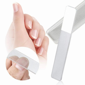 Lime à ongles en verre cristal simple face avec motif droit pour le façonnage, le polissage et le lissage des ongles, personnalisable, pour un soin des ongles durable - Product Image 5