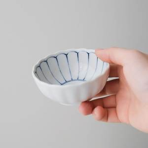 Handmade Ceramic Serving Bowl Round Speckled Glaze Bohemian Style Handpainted Dishes - Product Image 6