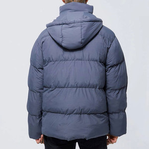 Chaqueta de Invierno Acolchada para Hombre, Estilo Casual, con Cierre Frontal, Capucha, Diseño a Prueba de Viento, Tejido Transpirable, Opciones Personalizables - Product Image 4