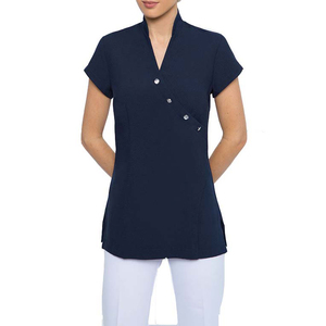 Best Quality Cotton polyester <b>Work</b> Wear Uniform Thai Massage <b>Tunic</b> Spa Uniforms Hotel Beauty Salon SPA Uniforms for Women - Product Image 3