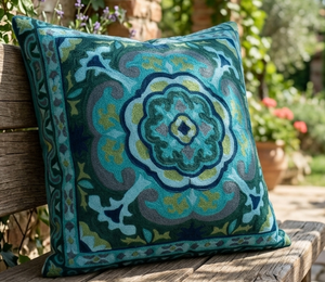 Housse de coussin en coton brodé Suzani de qualité supérieure pour la maison - pour canapé, salon - Achetez directement auprès du fournisseur - Product Image 6