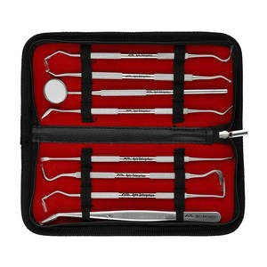 ชุดอุปกรณ์ดูแลช่องปาก 8 ชิ้น ชุดทำความสะอาดฟัน ไม้จิ้มฟัน ไหมขัดฟัน ที่ขูดหินปูน แหนบ กำจัดคราบพลัค ทำความสะอาดเหงือก - Product Image 4