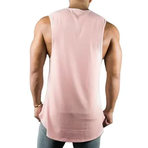 Débardeurs en polyester pour hommes, conception OEM ODM, vêtements de fitness, prix bas, faible MOQ, qualité supérieure, style streetwear, débardeurs d'été - Product Image 3