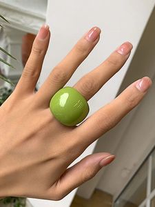Handmade <b>Resin</b> <b>Ring</b> for Women, Colorful Statement Jewelry with Unique Artistic Design, Lightweight Fashion <b>Ring</b> for Everyday - Product Image 5