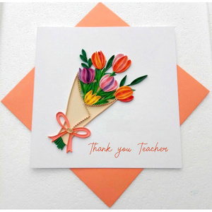 3D Pop up <b>Handmade</b> Birthday Card with Cupcake and Balloon Design Gold Stamped <b>Paper</b> Greeting - Product Image 1