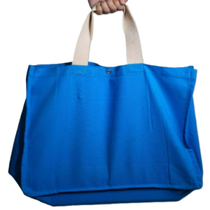 Bolsa de Compras Promocional Ecológica Reutilizable con Cierre de Cremallera, Bolsa Tote Extra Grande de Moda, 100% Algodón Orgánico con Logotipo Impreso Personalizado - Product Image 2